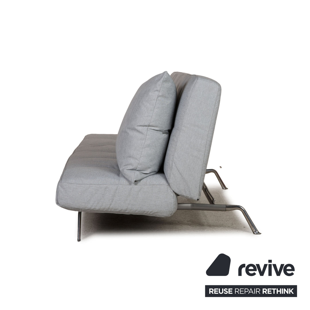 ligne roset Smala fabric sofa ice blue three-seater couch function sleeping function