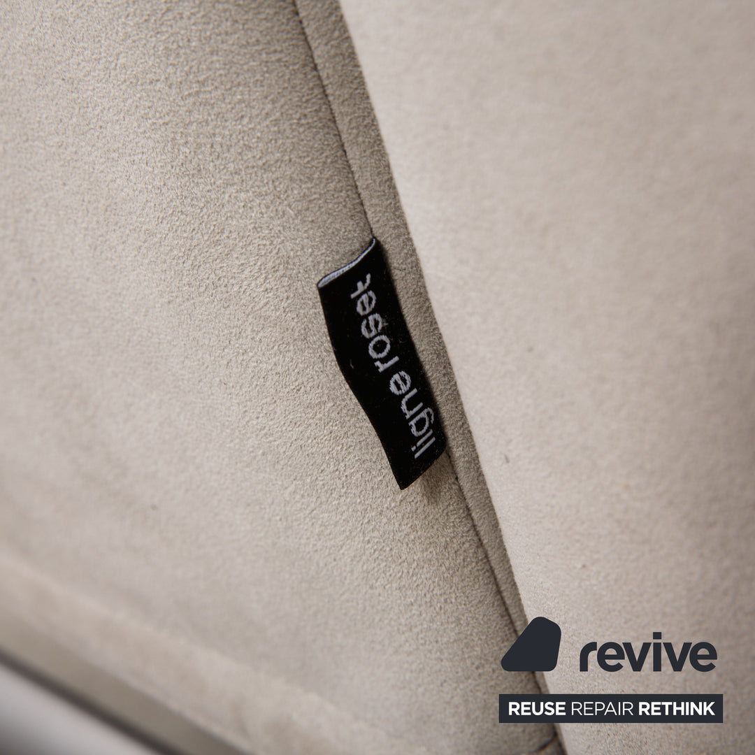 ligne roset Smala fabric sofa gray three-seater couch function sleeping function