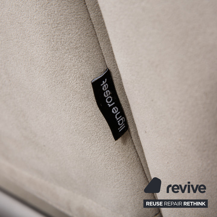 ligne roset Smala fabric sofa gray three-seater couch function sleeping function