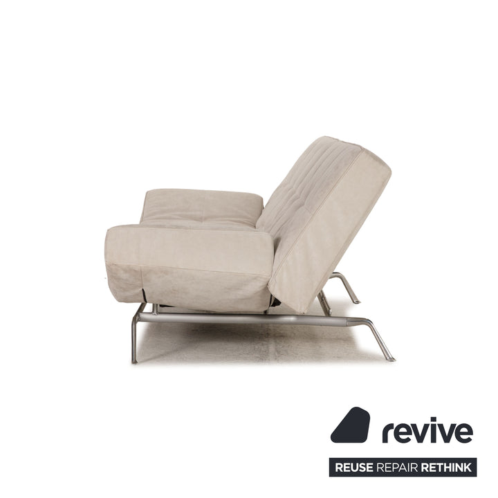 ligne roset Smala fabric sofa gray three-seater couch function sleeping function