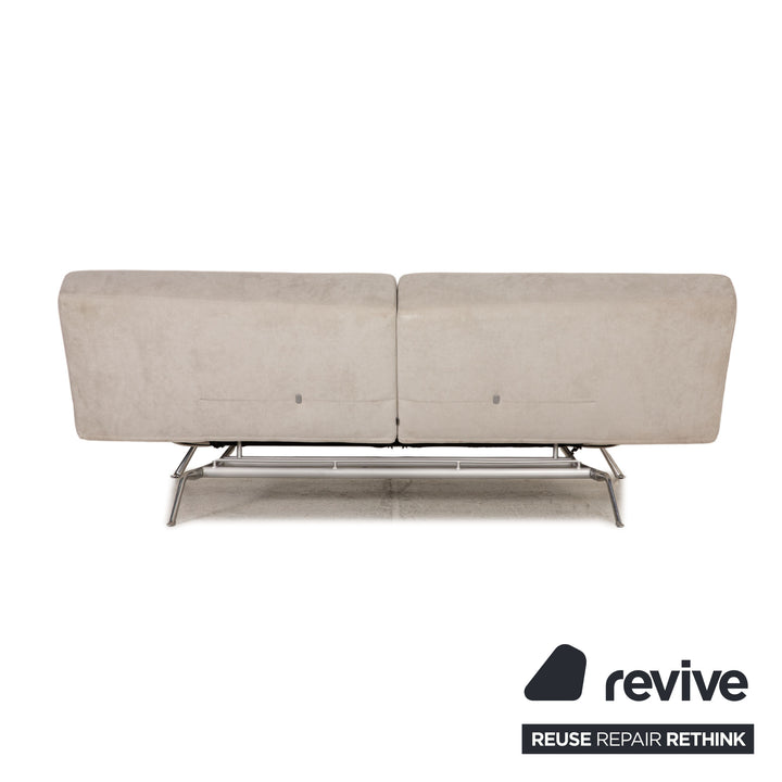 ligne roset Smala fabric sofa gray three-seater couch function sleeping function