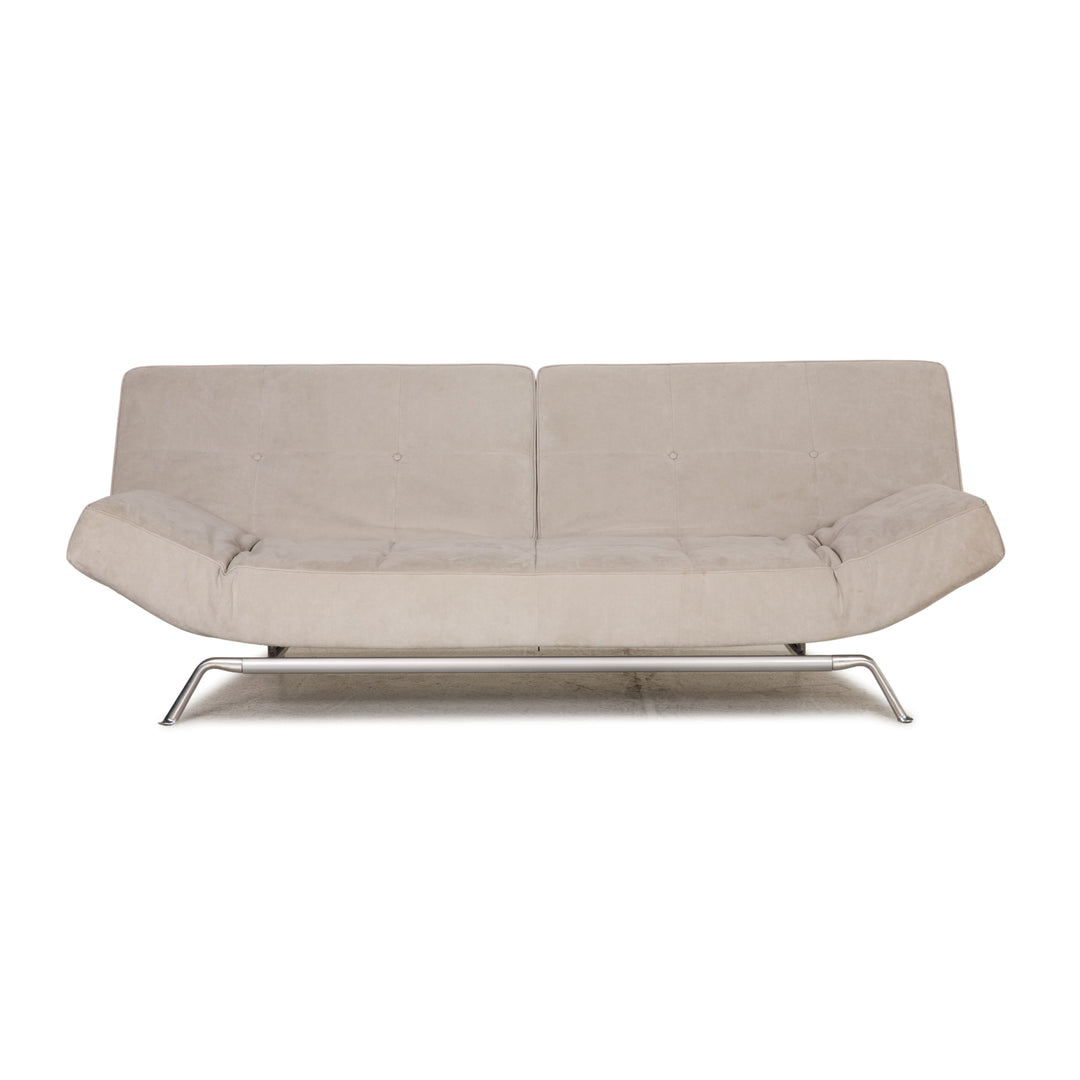 ligne roset Smala fabric sofa gray three-seater couch function sleeping function