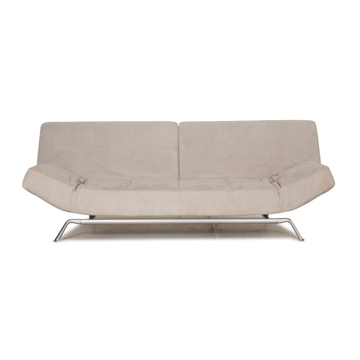 ligne roset Smala fabric sofa gray three-seater couch function sleeping function