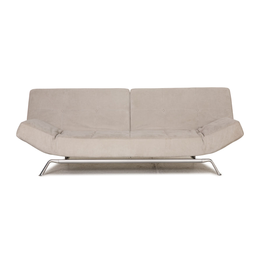 ligne roset Smala fabric sofa gray three-seater couch function sleeping function