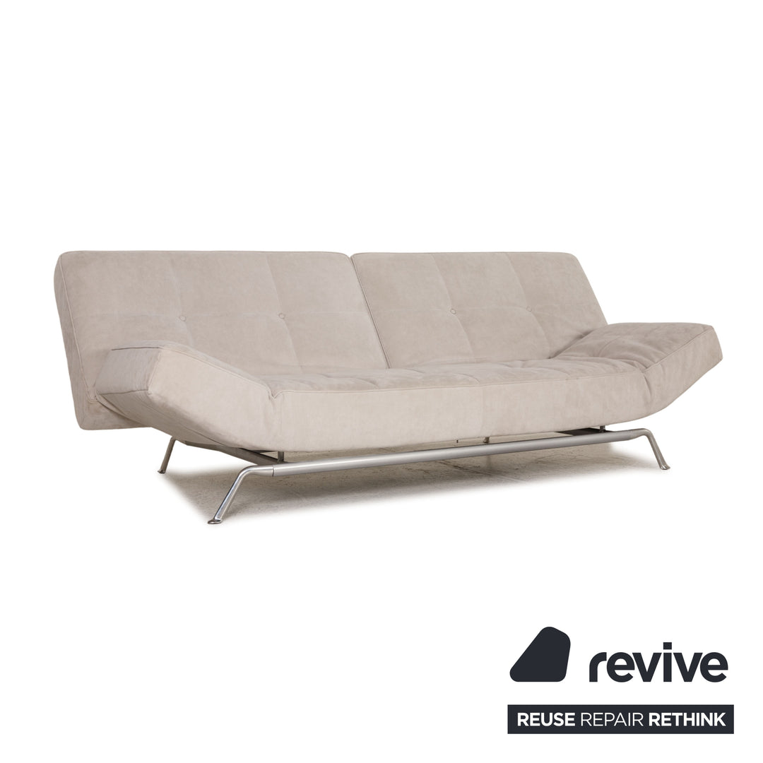 ligne roset Smala fabric sofa gray three-seater couch function sleeping function