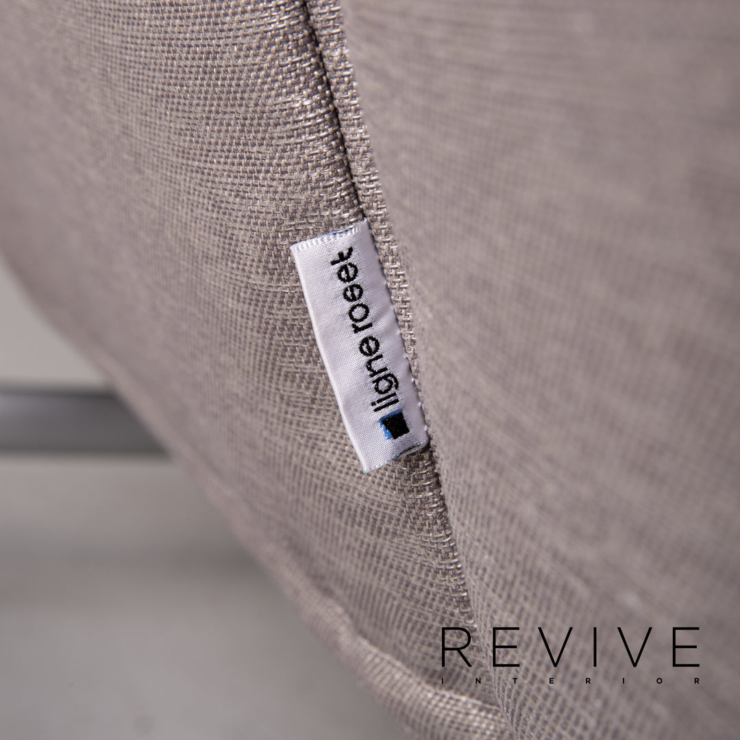 ligne roset Smala fabric sofa gray silver three-seater function sleeping function sofa bed couch #14093