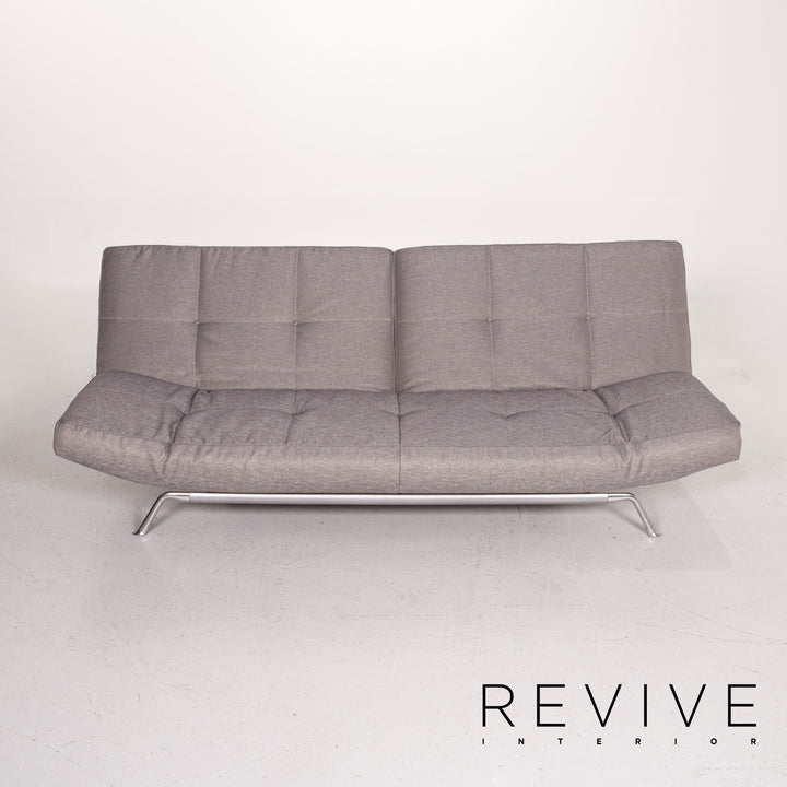 ligne roset Smala fabric sofa gray silver three-seater function sleeping function sofa bed couch #14093