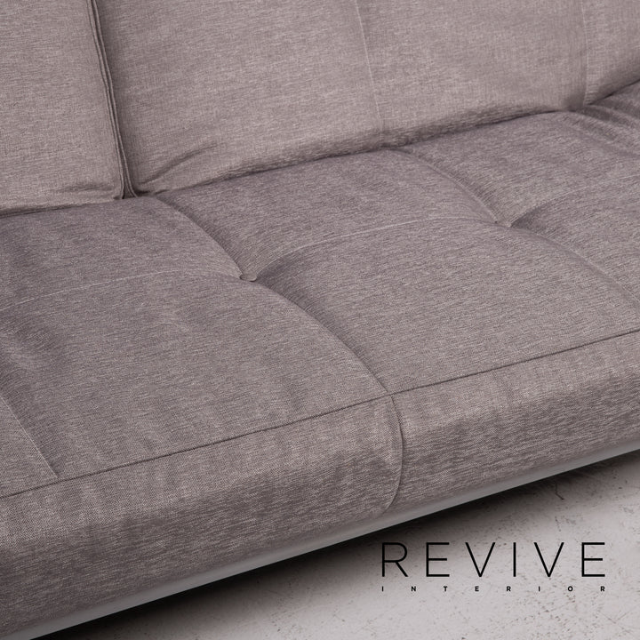 ligne roset Smala fabric sofa gray silver three-seater function sleeping function sofa bed couch #14093