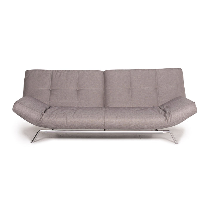 ligne roset Smala fabric sofa gray silver three-seater function sleeping function sofa bed couch #14093
