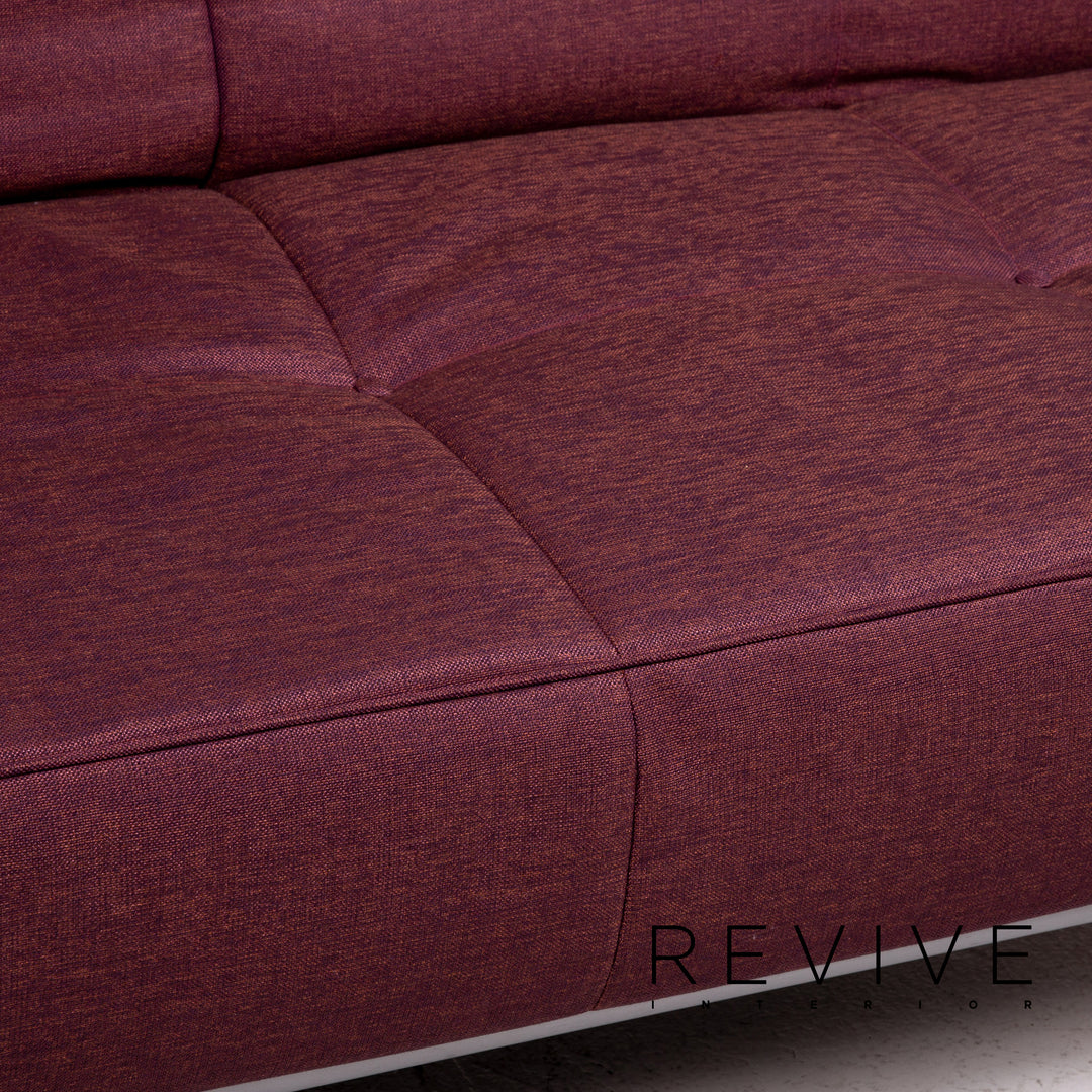 ligne roset Smala fabric sofa purple two-seater function sleeping function sofa bed couch #14376