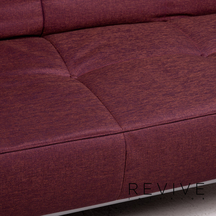 ligne roset Smala fabric sofa purple two-seater function sleeping function sofa bed couch #14376