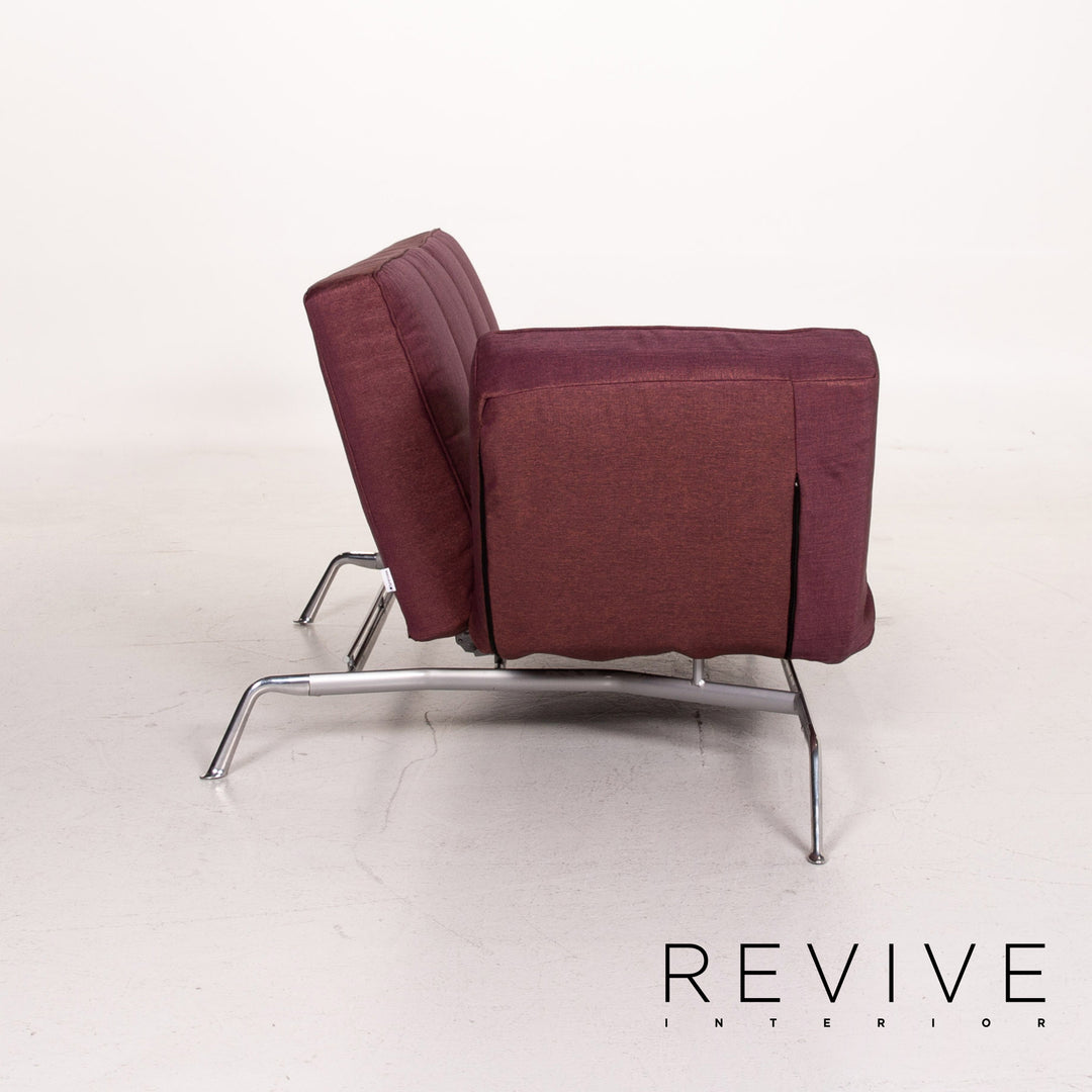 ligne roset Smala fabric sofa purple two-seater function sleeping function sofa bed couch #14376