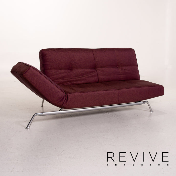 ligne roset Smala fabric sofa purple two-seater function sleeping function sofa bed couch #14376