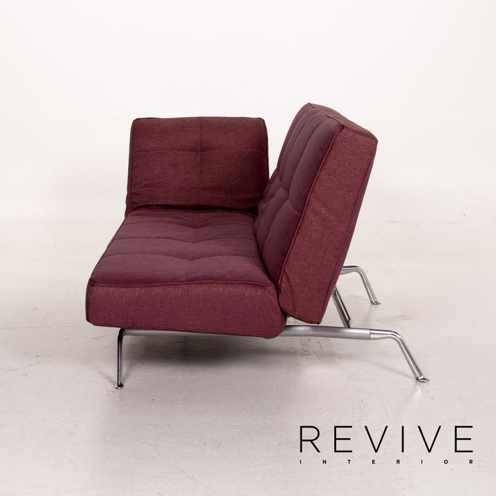 ligne roset Smala fabric sofa purple two-seater function sleeping function sofa bed couch #14376