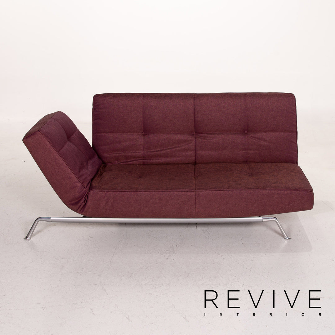 ligne roset Smala fabric sofa purple two-seater function sleeping function sofa bed couch #14376