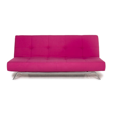 ligne roset Smala Stoff Sofa Pink Dreisitzer Schlafsofa Funktion Schlaffunktion Couch #12492