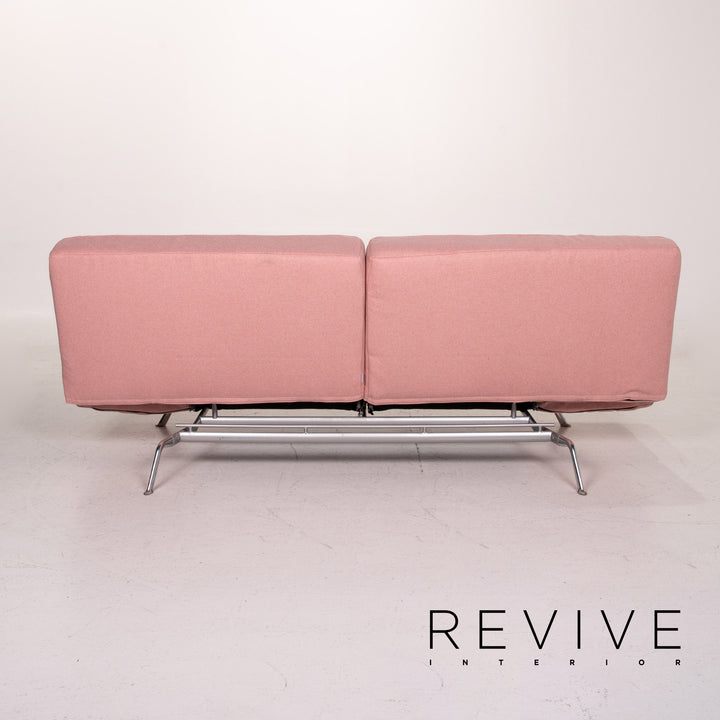 ligne roset Smala fabric sofa rosé pink three-seater function sleeping function sofa bed couch #14375