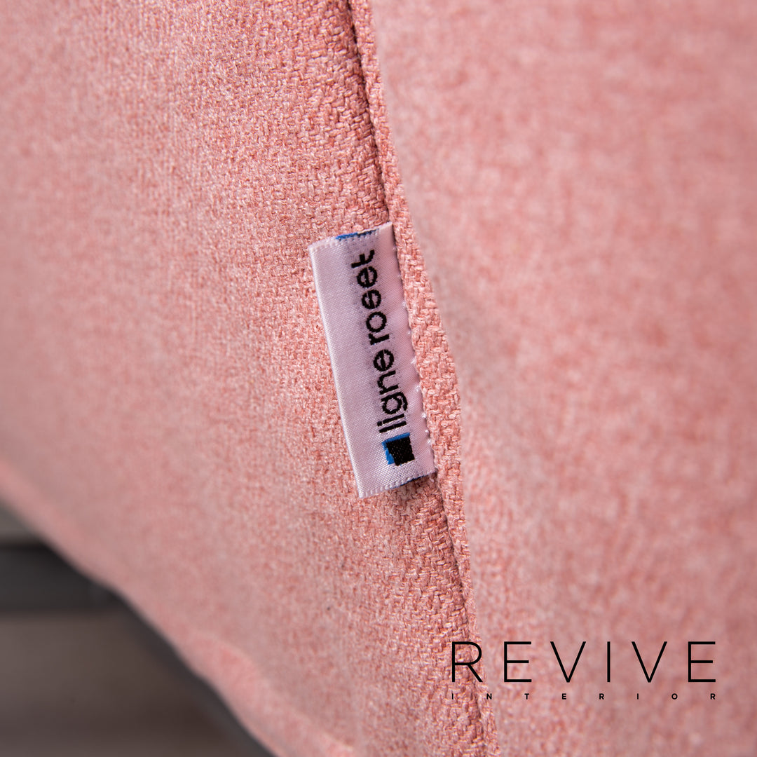 ligne roset Smala fabric sofa rosé pink three-seater function sleeping function sofa bed couch #14375