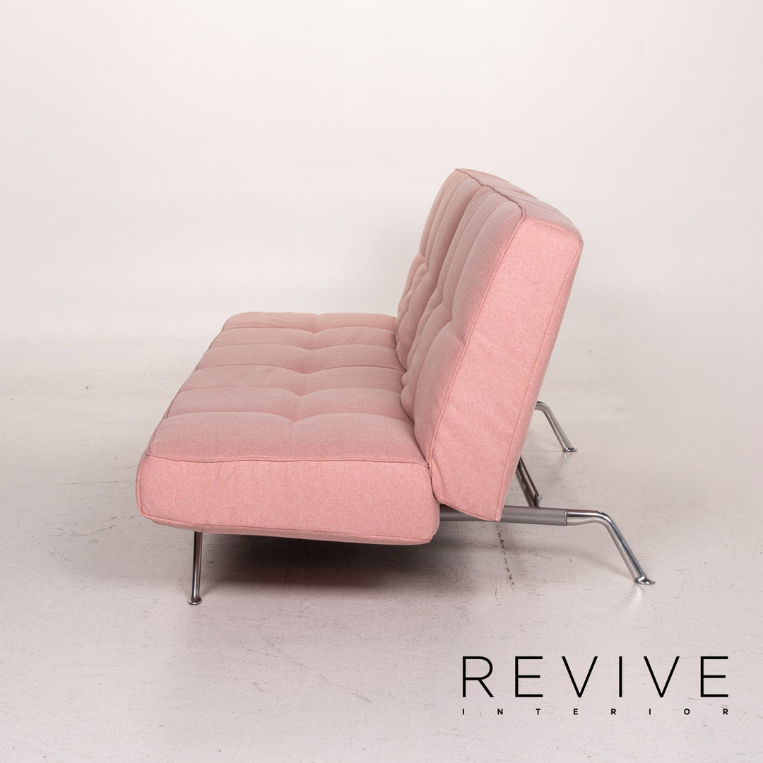 ligne roset Smala fabric sofa rosé pink three-seater function sleeping function sofa bed couch #14375