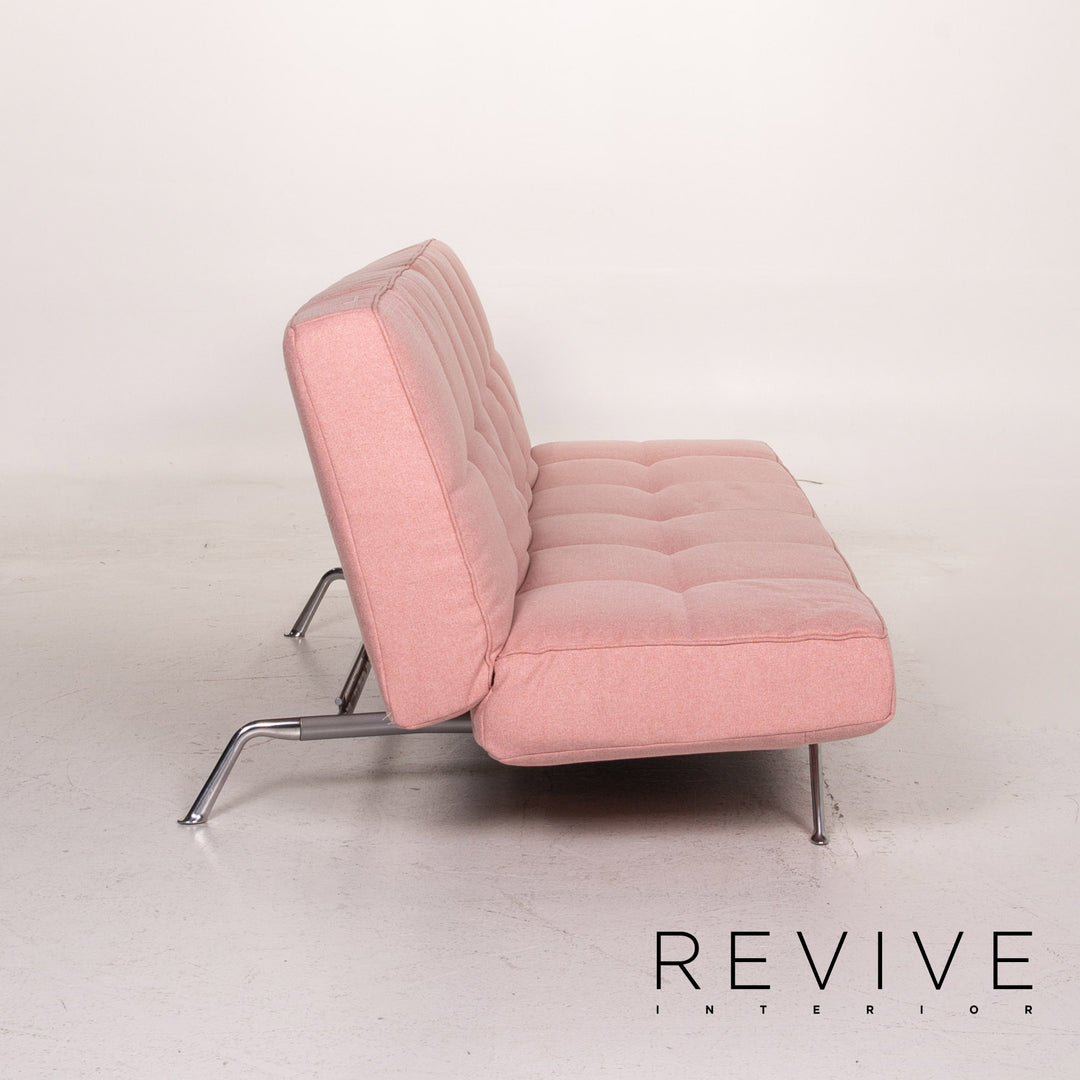 ligne roset Smala fabric sofa rosé pink three-seater function sleeping function sofa bed couch #14375