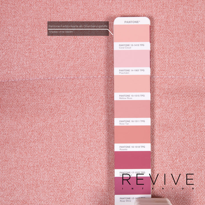 ligne roset Smala fabric sofa rosé pink three-seater function sleeping function sofa bed couch #14375