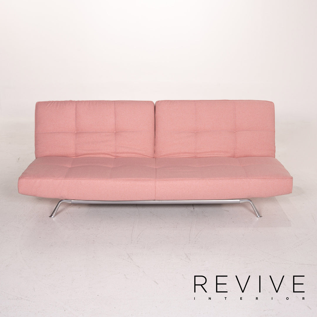 ligne roset Smala fabric sofa rosé pink three-seater function sleeping function sofa bed couch #14375