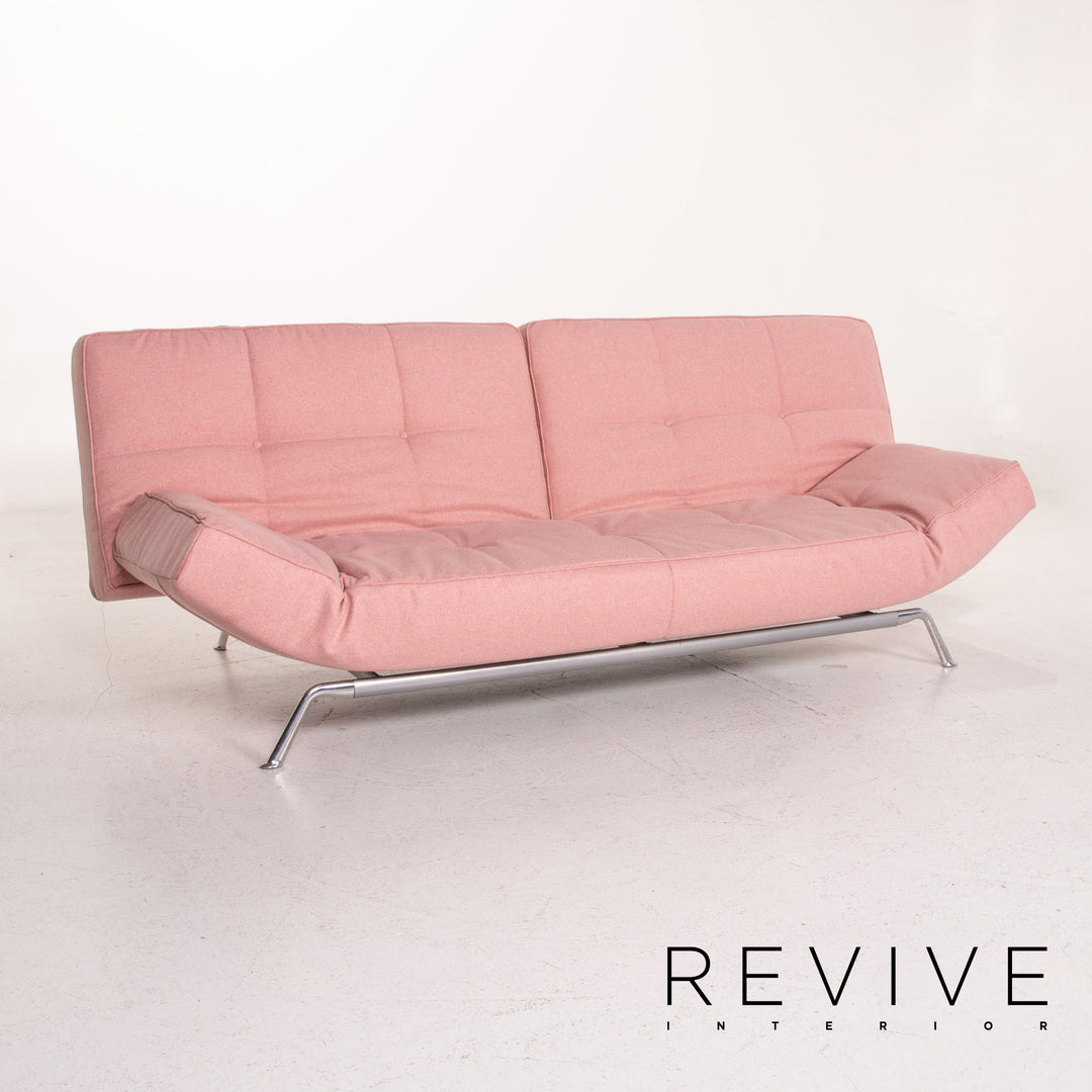 ligne roset Smala fabric sofa rosé pink three-seater function sleeping function sofa bed couch #14375