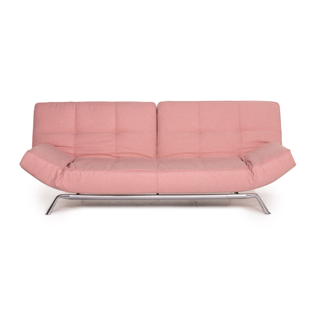 ligne roset Smala fabric sofa rosé pink three-seater function sleeping function sofa bed couch #14375