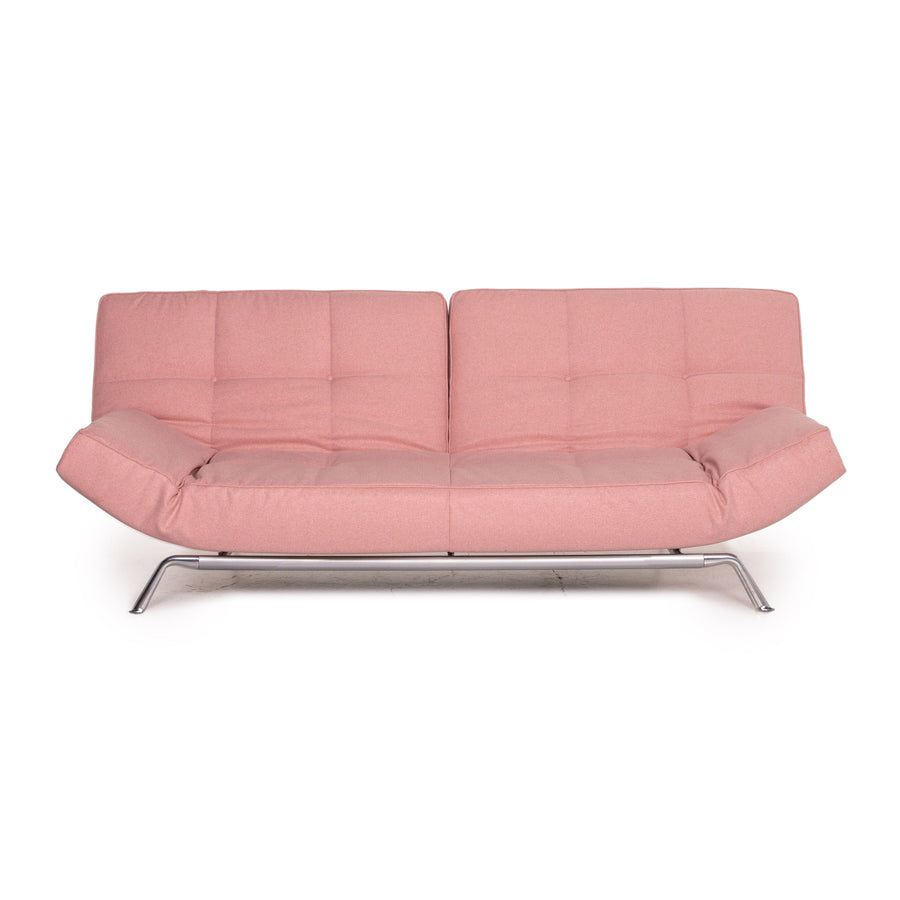 ligne roset Smala fabric sofa rosé pink three-seater function sleeping function sofa bed couch #14375