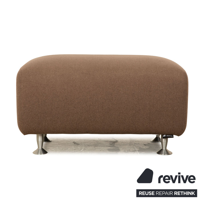 ligne roset Stoff Hocker Braun