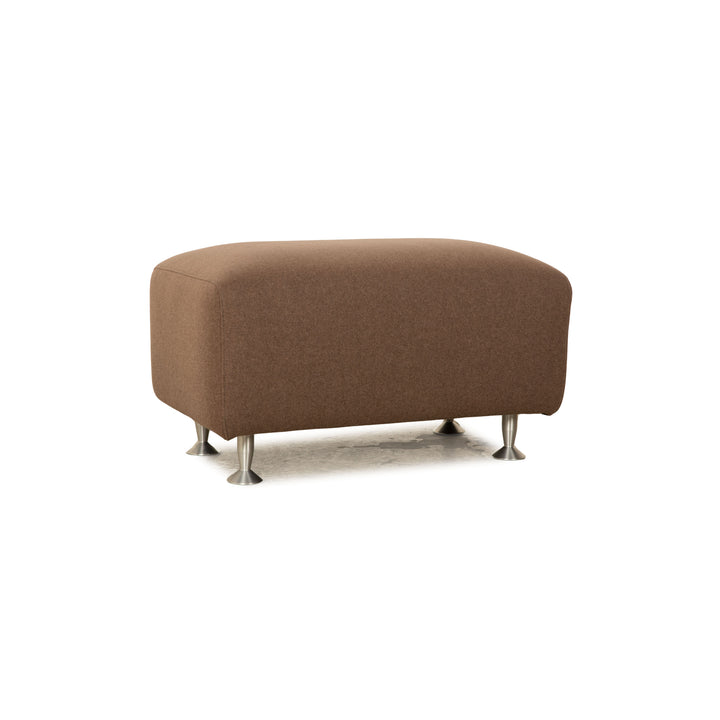 ligne roset Stoff Hocker Braun