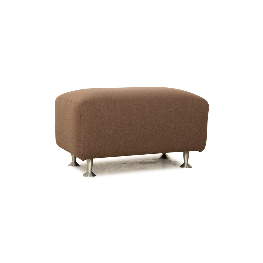 ligne roset Stoff Hocker Braun
