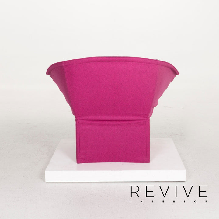 ligne roset fabric armchair purple #12646