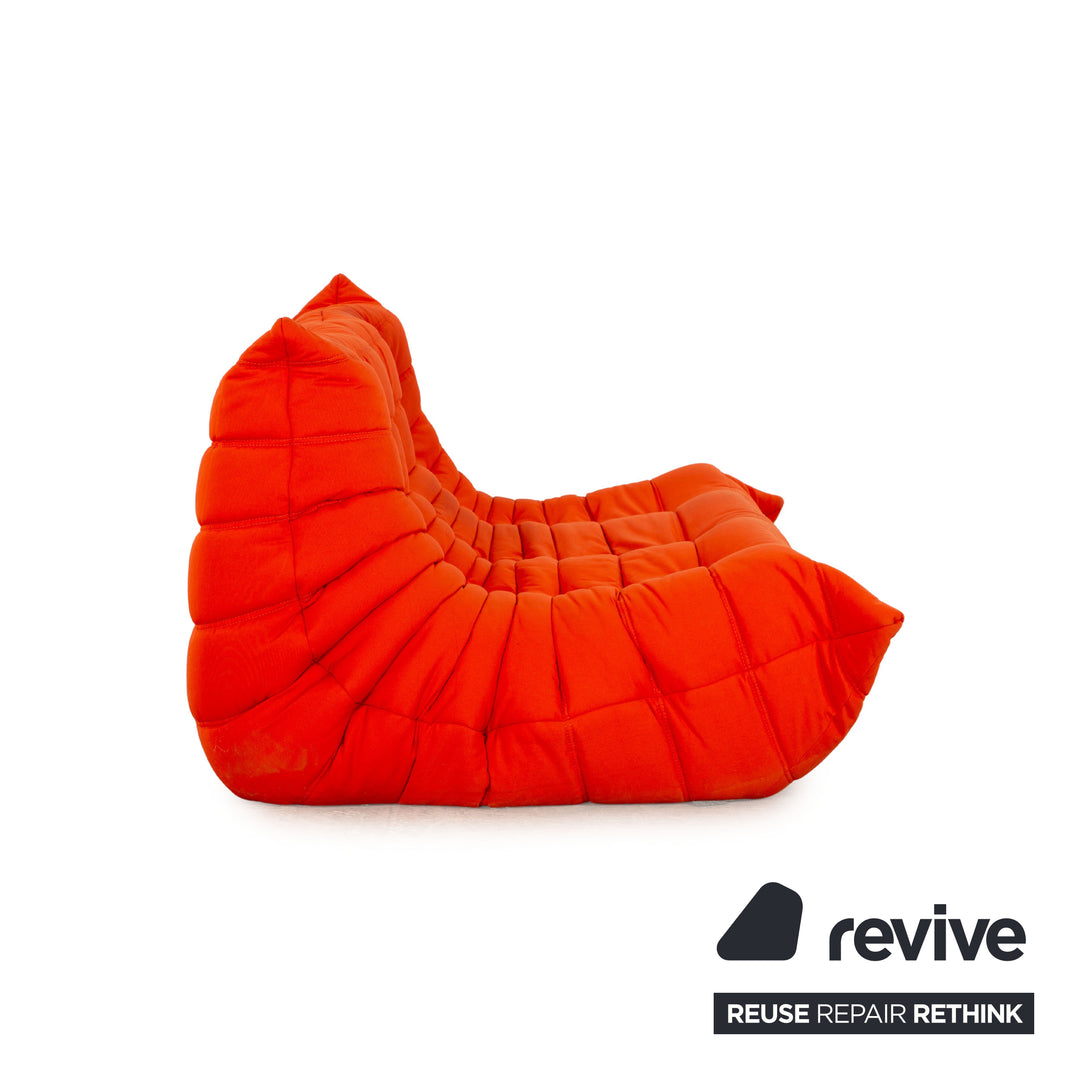 Ligne Roset Togo Fabric Three Seater Orange