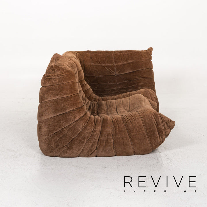 ligne roset Togo fabric armchair brown #13275