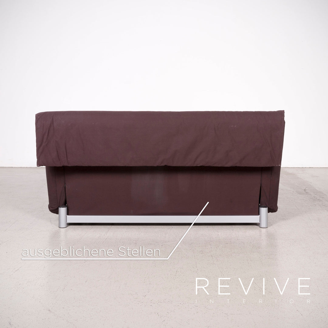 ligne roset Multy Designer Stoff Sofa Grau Dreisitzer Couch Funktion Schlafcouch Schlafsofa #8164