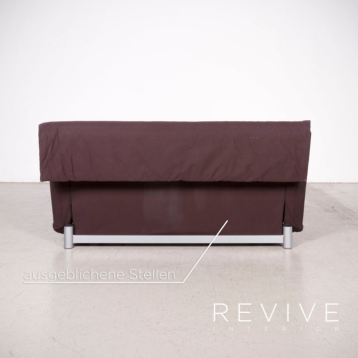 ligne roset Multy Designer Stoff Sofa Grau Dreisitzer Couch Funktion Schlafcouch Schlafsofa #8164