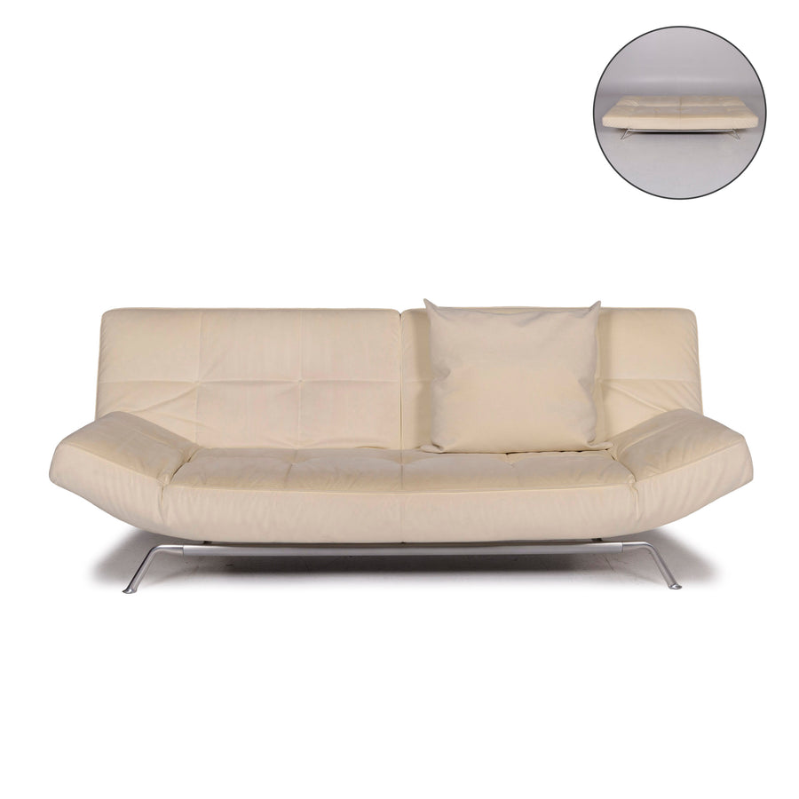 ligne roset Smala fabric sofa bed cream three-seater sleep function couch #11115