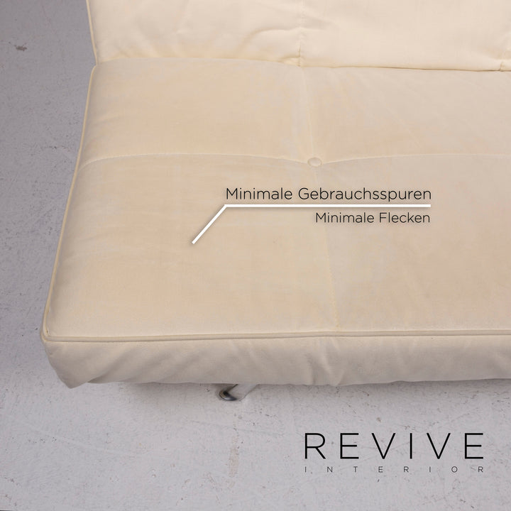 ligne roset Smala fabric sofa bed cream three-seater sleep function couch #11115