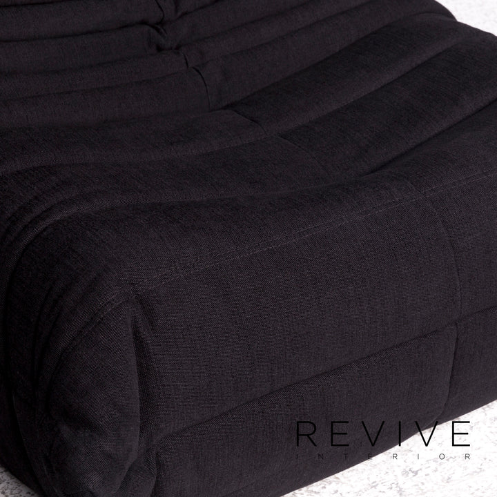 ligne roset Togo fabric armchair black #9779