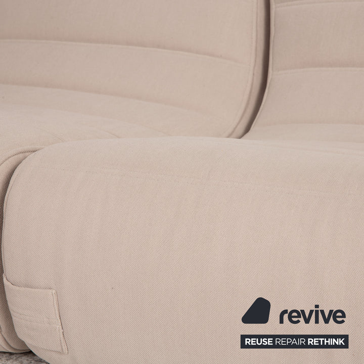 lignet roset Saparalla fabric sofa beige corner sofa Amalfi B Design by Michael Ducaroy Couch sofa