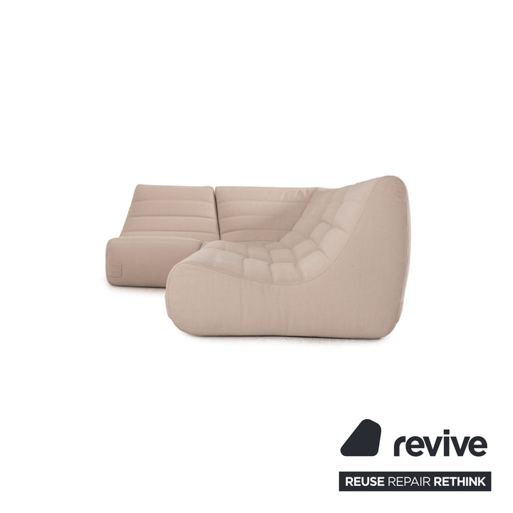 lignet roset Saparalla fabric sofa beige corner sofa Amalfi B Design by Michael Ducaroy Couch sofa