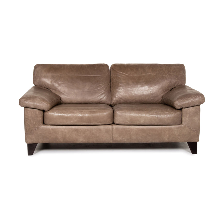 Machalke Diego leather sofa brown two-seater couch Teun Van Zanten #13364