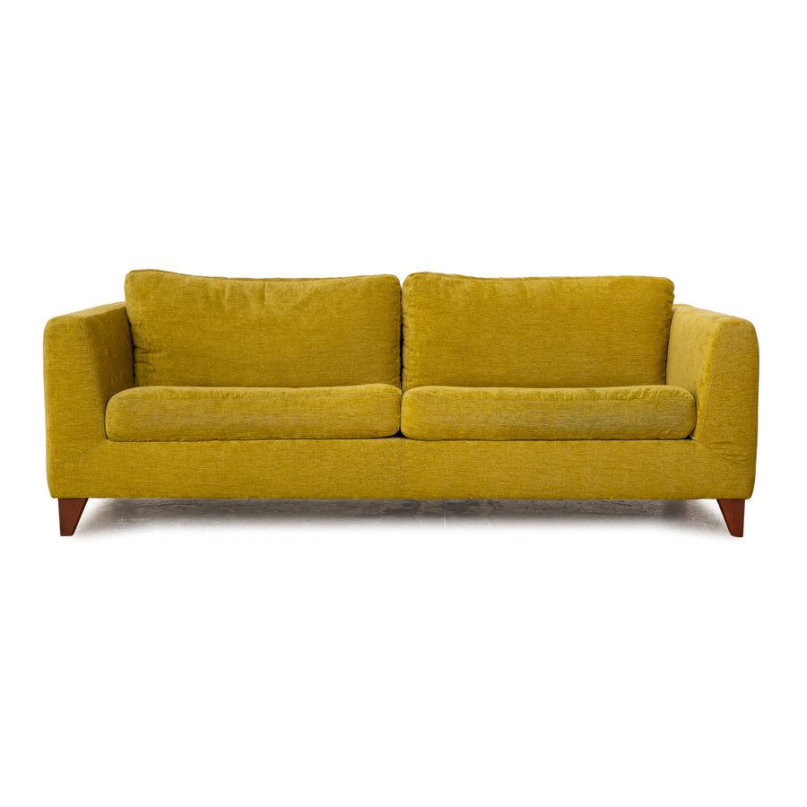 Machalke Pablo Stoff Dreisitzer Grün Sofa Couch