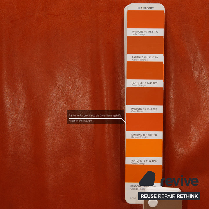 Machalke Ronda Leather Armchair Orange