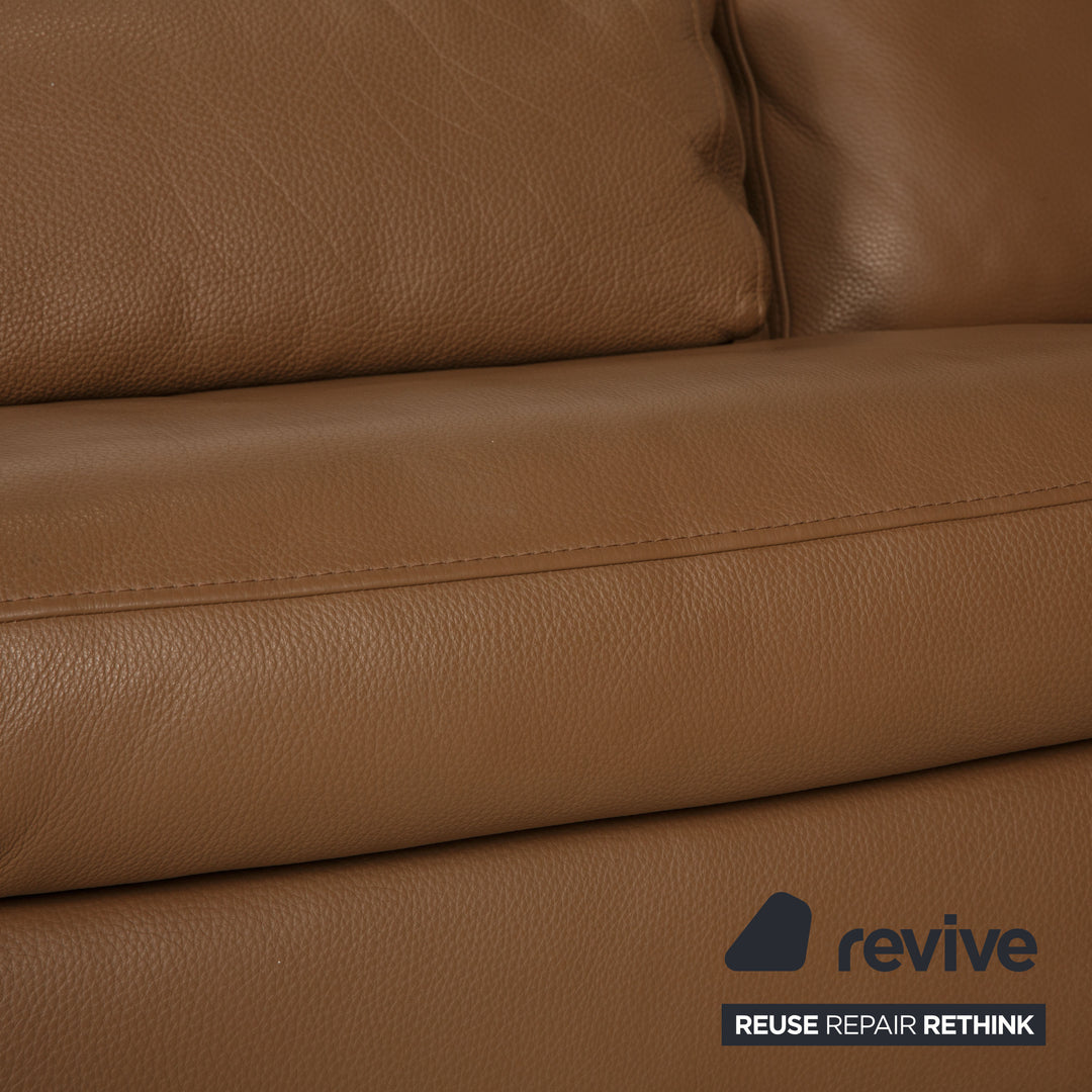 Marquardt Leather Sofa Brown Corner Sofa Couch