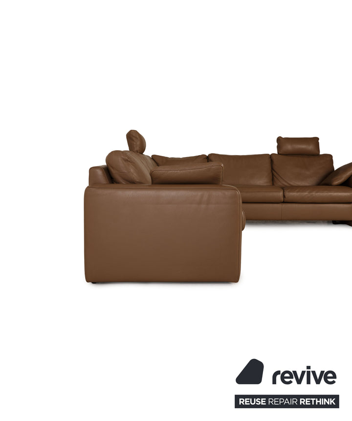 Marquardt Leather Sofa Brown Corner Sofa Couch