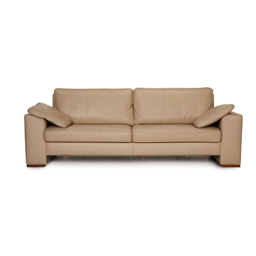 Canapé en cuir Meisterstück canapé trois places beige
