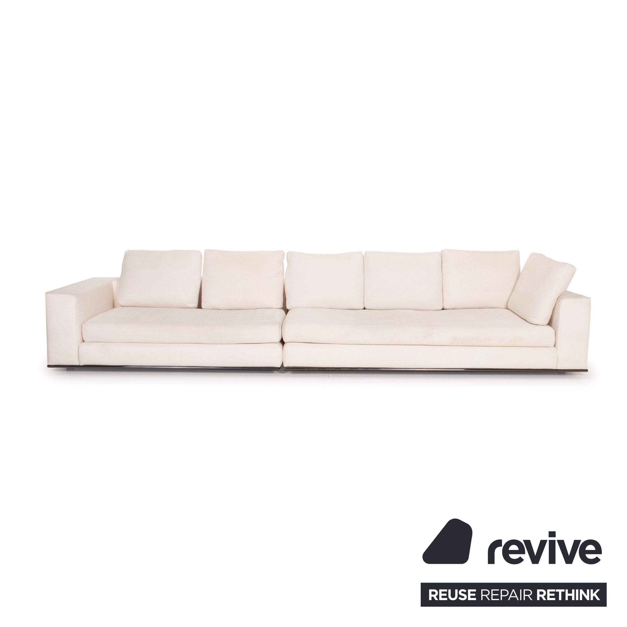 Minotti Ecksofa Hamilton Elfenbein Stoff 2. Hand Revive