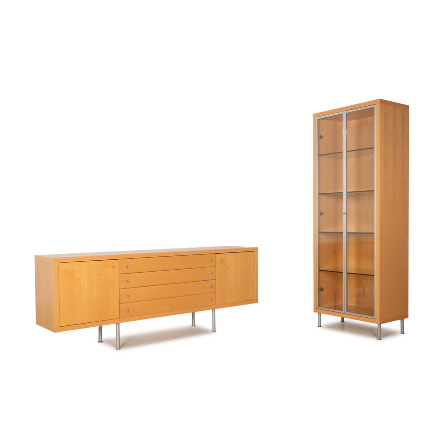 Möller Design Buffet en Bois Marron Vitrine